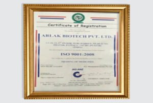 arlak-biotech certificate